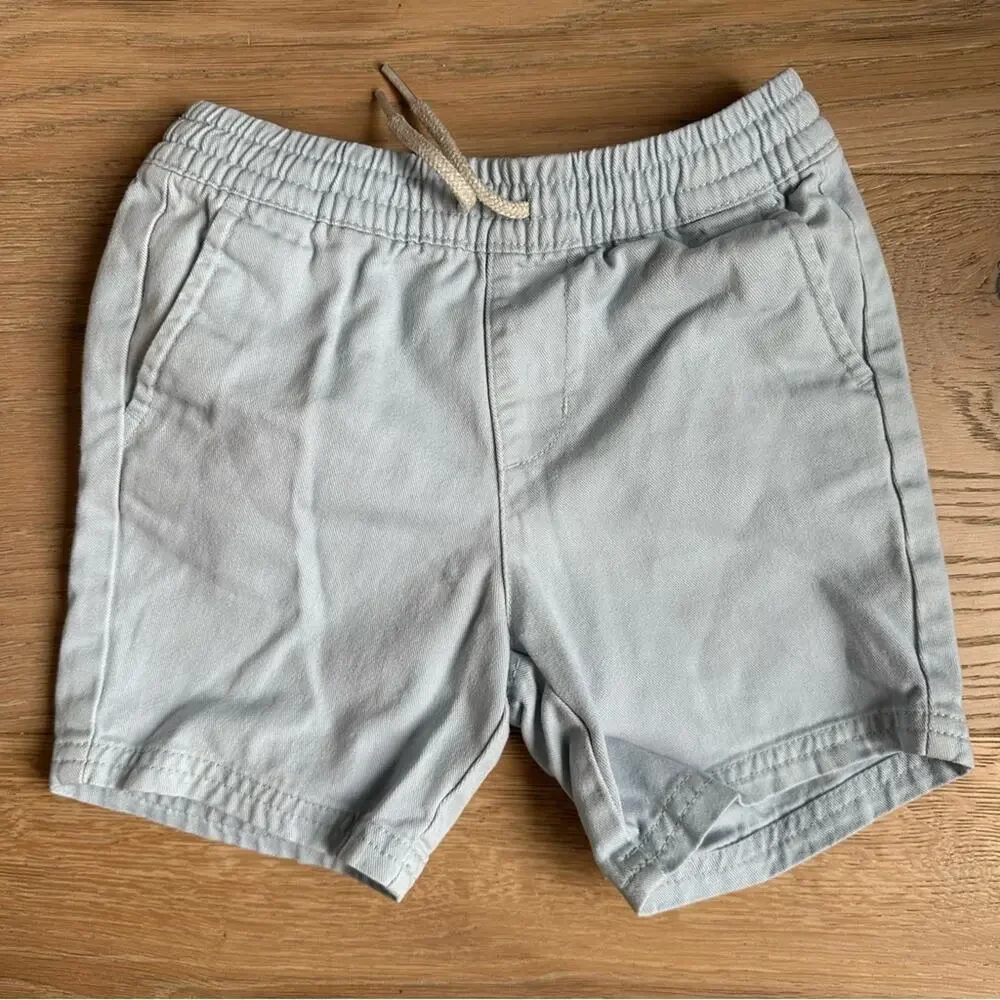 Old Navy Pull Up Shorts Light Blue 3T
